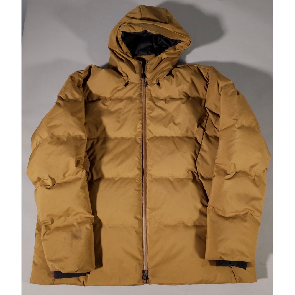Patagonia Jackson Glacier Down Parka Mens XXL Brown 27920 Hooded Puffer Jacket